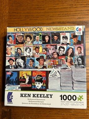 Ken Keeley Hollywood Newsstand 1000-Piece Jigsaw Puzzle - Multicolor